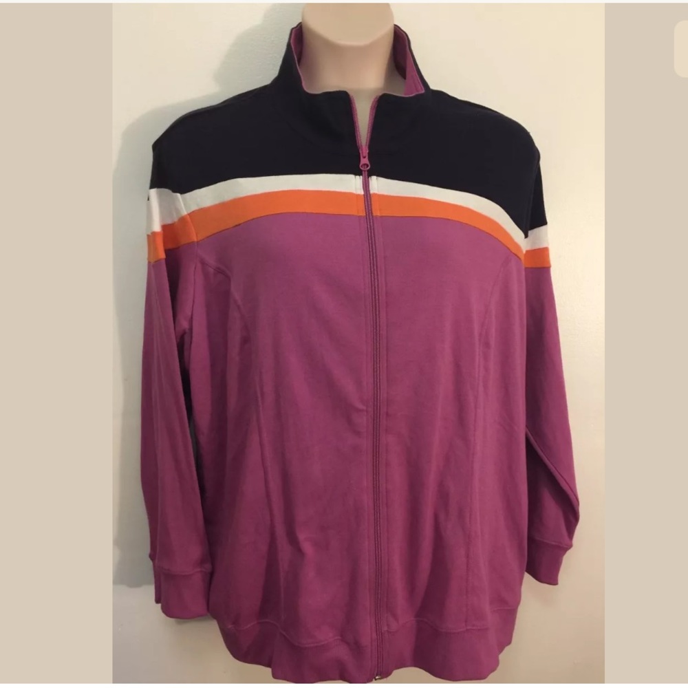 Woman Within Colorblock Active Jacket