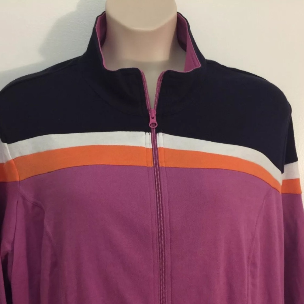 Woman Within Colorblock Active Jacket - Picture 2 of 3