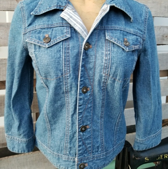 DKNY denim jean jacket - Picture 5 of 6
