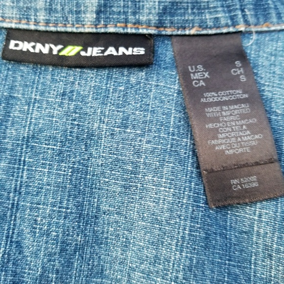 DKNY denim jean jacket - Picture 6 of 6