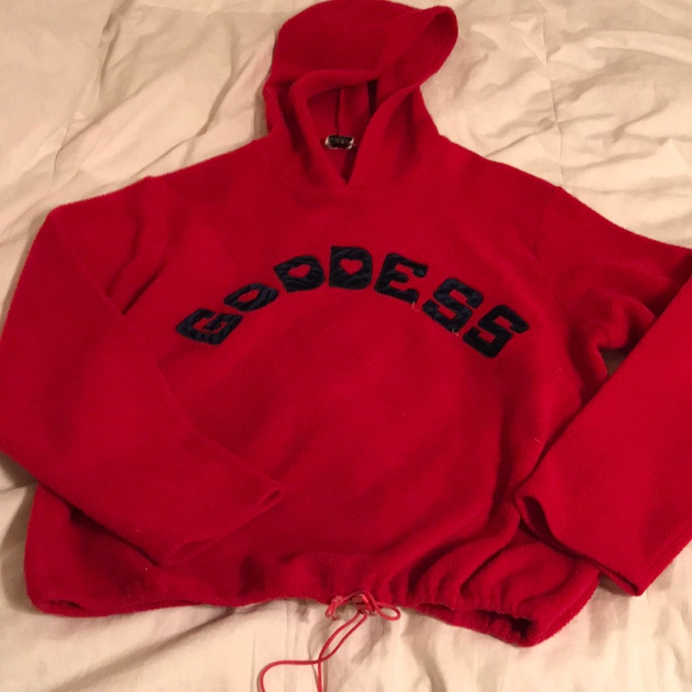 Goddess red hoodie