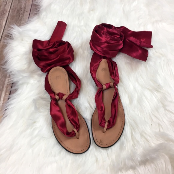 tie gladiator sandals