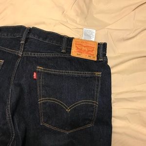Men’s Levi 505 jeans dark wash 38x34 NWOT
