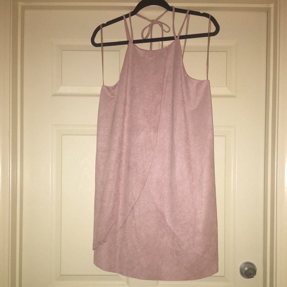 Suede dress