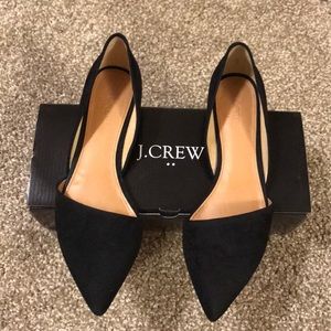 JCREW Zoe Suede D’orsay Flats