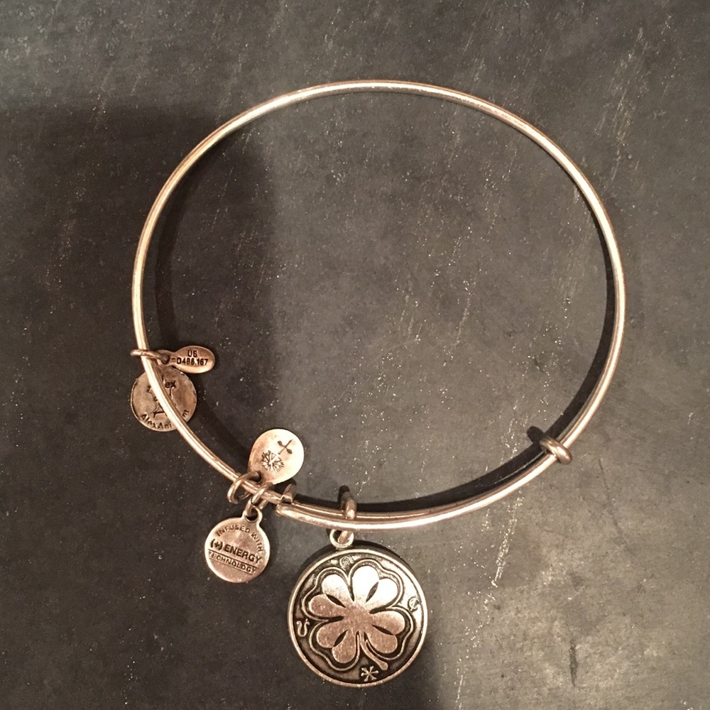 Alex and Ani retired Lucky Clover bangle bracelet