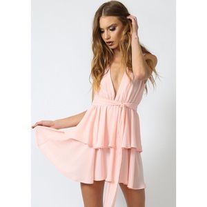 Pink Ruffle Dress