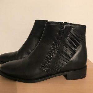Fringe booties