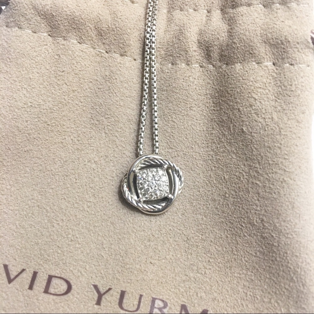 David Yurman Infinity necklace.
