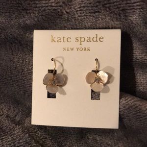 Kate Spade New York Disco Pansy earrings NWT