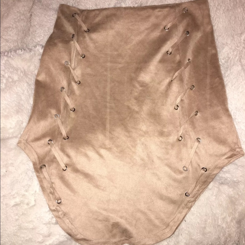 Velvet Pocahontas Pencil Skirt