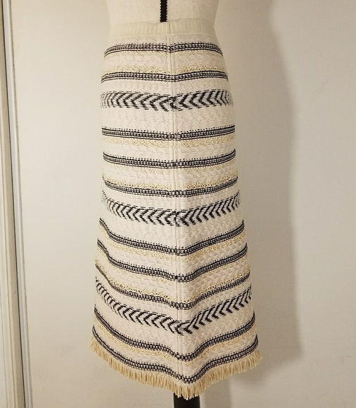 TORY BURCH JACQUARD SWEATER SKIRT - Picture 4 of 7