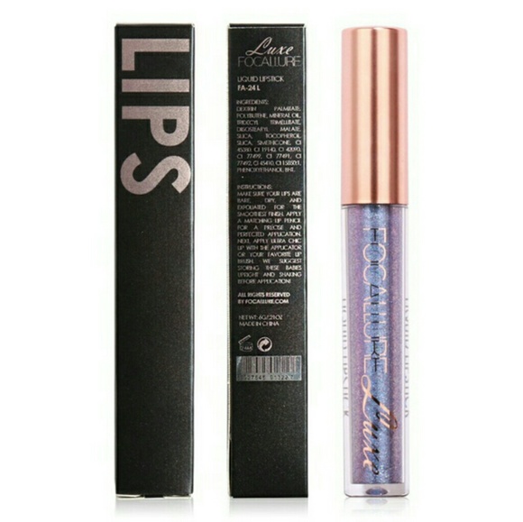 Metallic Lasting Liquid LipColor - Delirium Purple - Picture 2 of 4