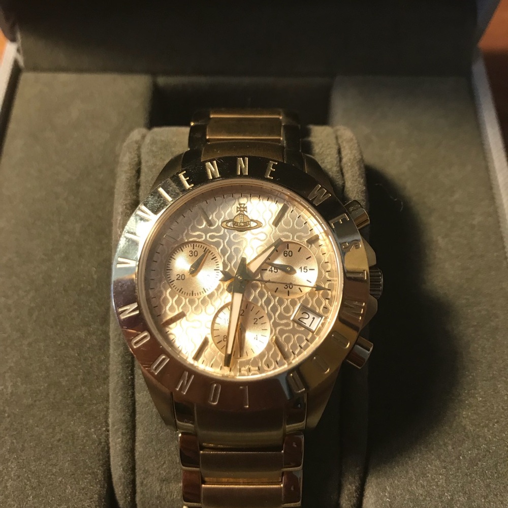 Vivienne Westwood Westminster Gold Watch  VV099GD - Picture 2 of 7