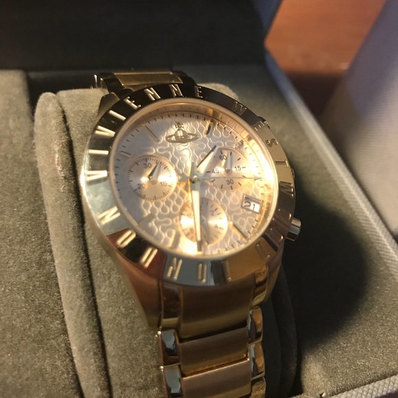 Vivienne Westwood Westminster Gold Watch VV099GD - Picture 3 of 7