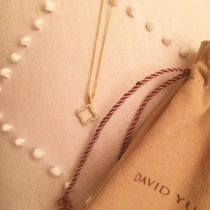 David Yurman Quatrefoil necklace.