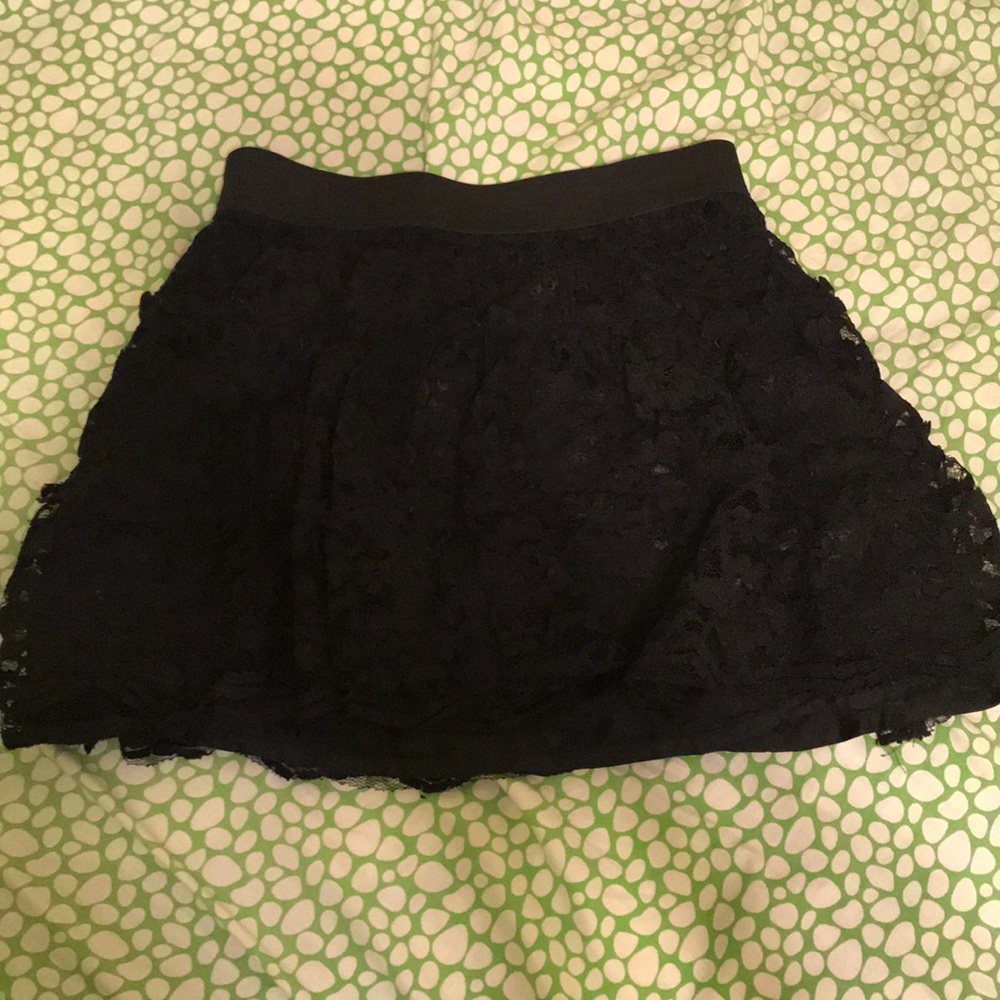 Black Lace Elle Skirt
