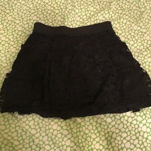 Black Lace Elle Skirt