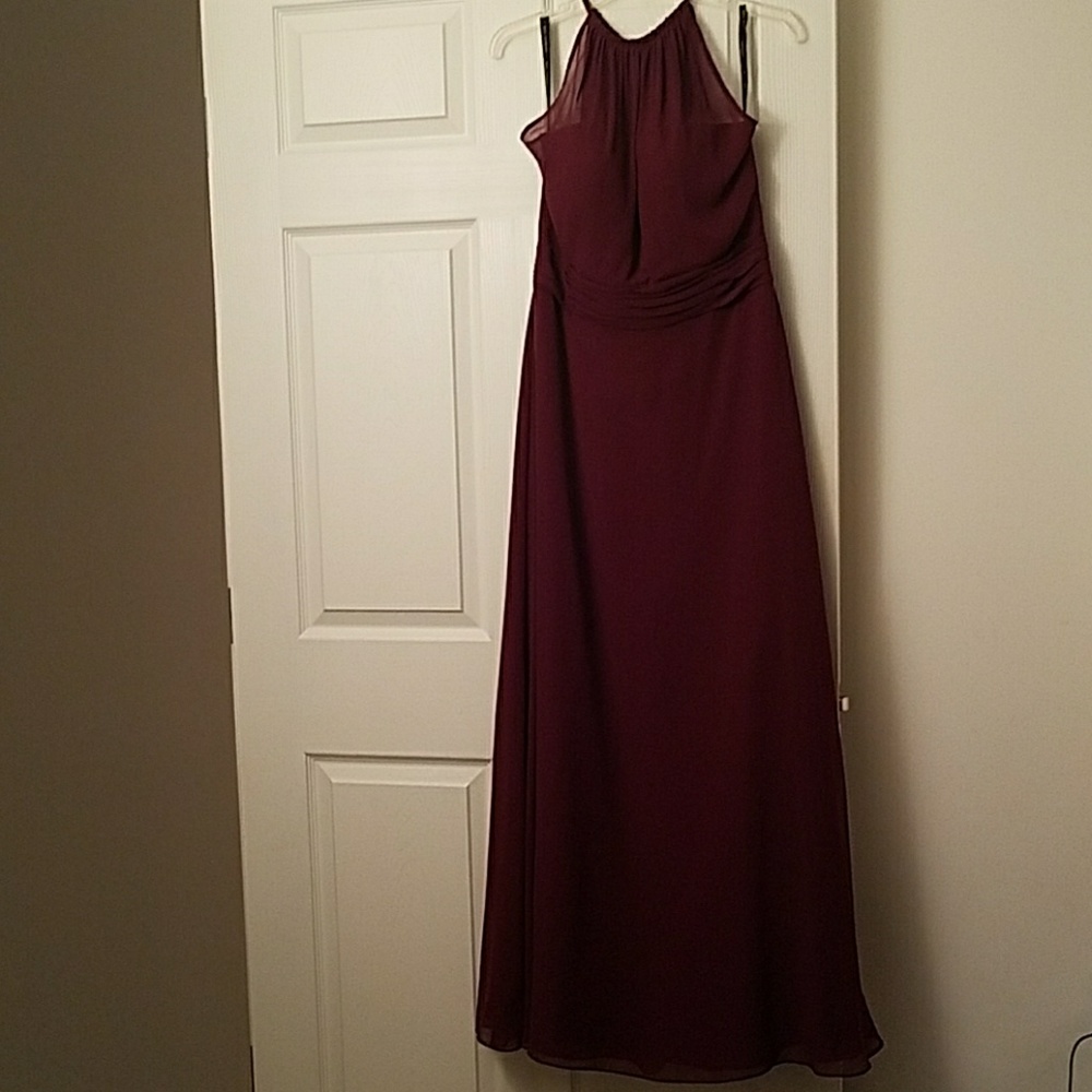 Bill Levkoff SAMPLE Wine Bridesmaid Dress
