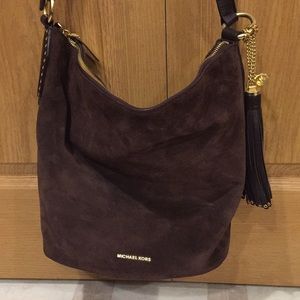 Michael Kors Brown Suede Purse.