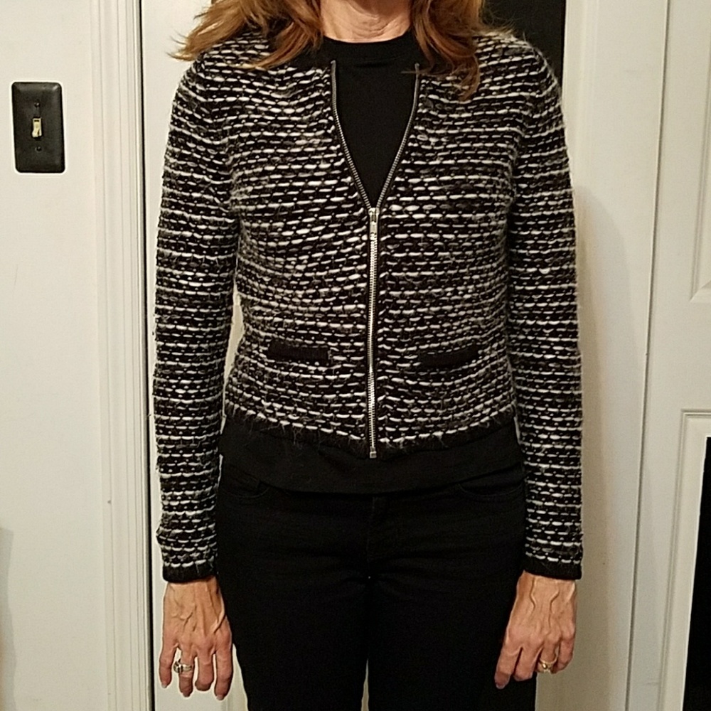 H&M Zippered Cardigan Sweater
