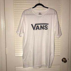 Brand new white VANS short sleeve shirt