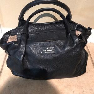 Kate Spade black leather bag