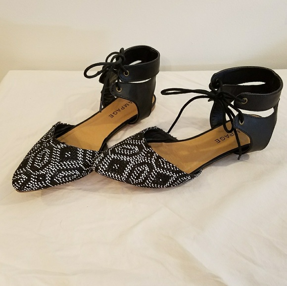 rampage strappy flats