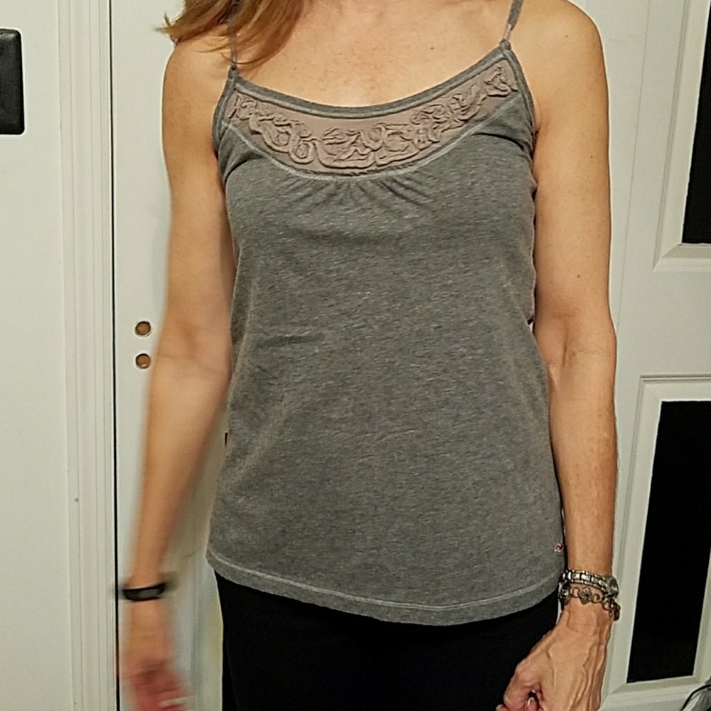 Hollister Racerback Embellished Tank