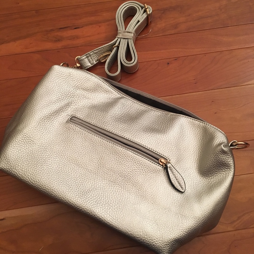 NWOT Silver Bag