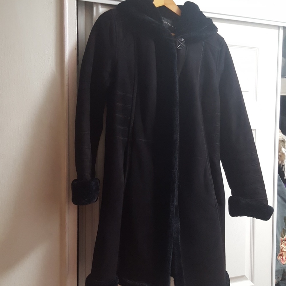 winter coat with hoodie