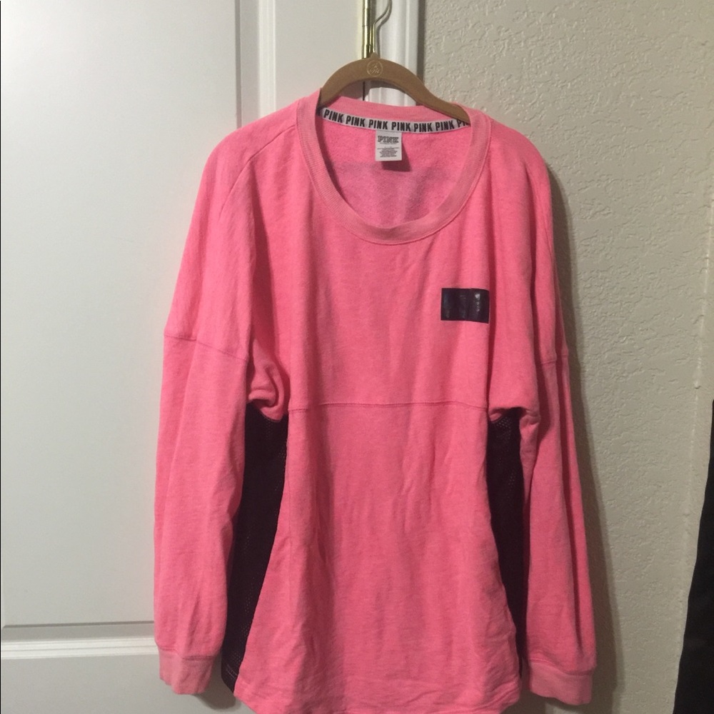 Long sleeve PINK shirt, size L