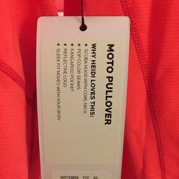 New Balance Heidi Klum Hooded Scuba Moto Pullover - Picture 3 of 5