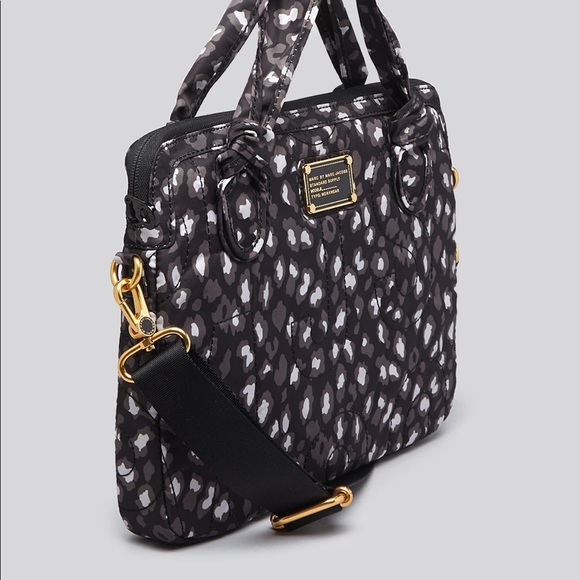 Marc by Marc Jacobs Black Leopard Laptop Case - Picture 2 of 7