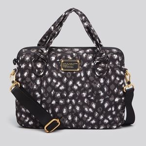 Marc by Marc Jacobs Black Leopard Laptop Case