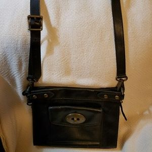 Fossil Leather Handbag