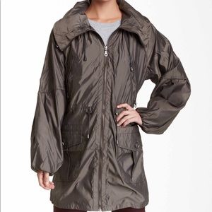G.E.T. Outerwear Taupe Anorak Raincoat - XS