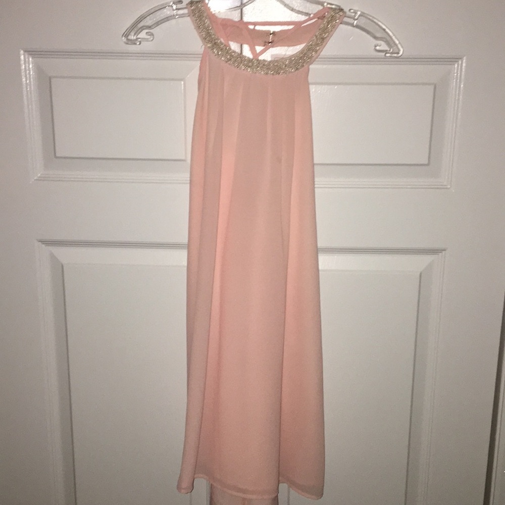 Pink mini formal dress