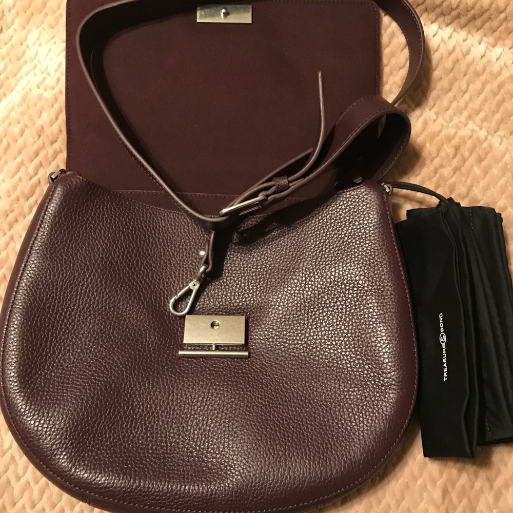 Treasure and Bond Leather Authentic CrossBody New