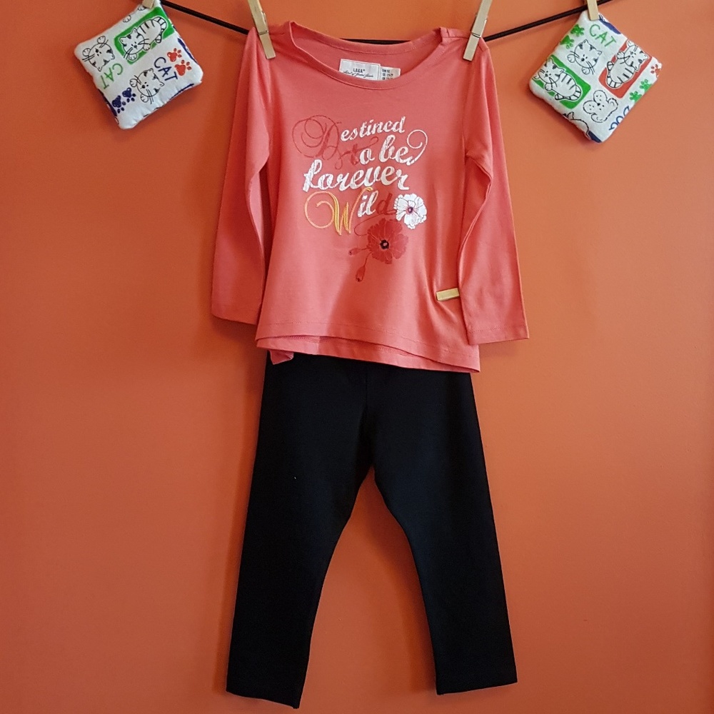 NEW Toddler Girls' Tee & Leggings - Size 18-24