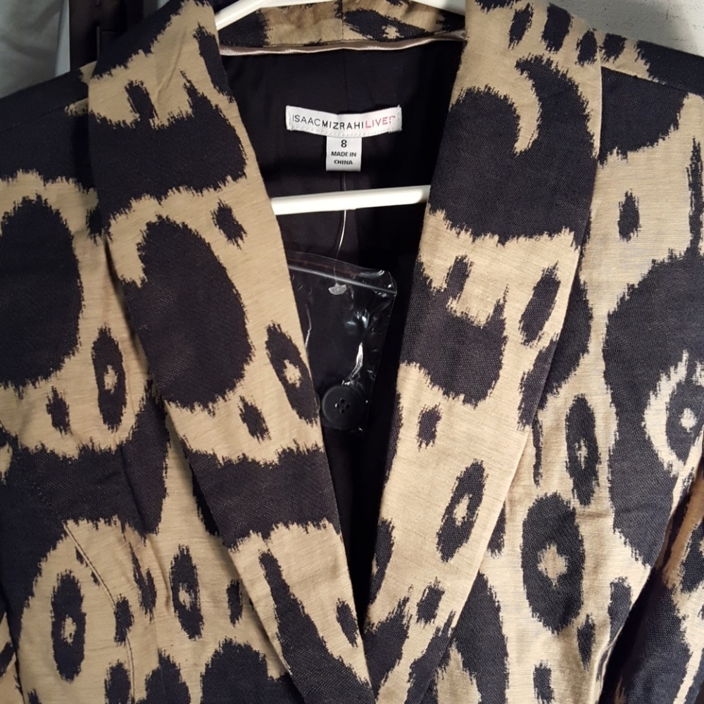 ISAACMIZRAHI LIVE JACKET SZ: 8 nwts