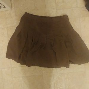 Army Green High Waisted Skirt
