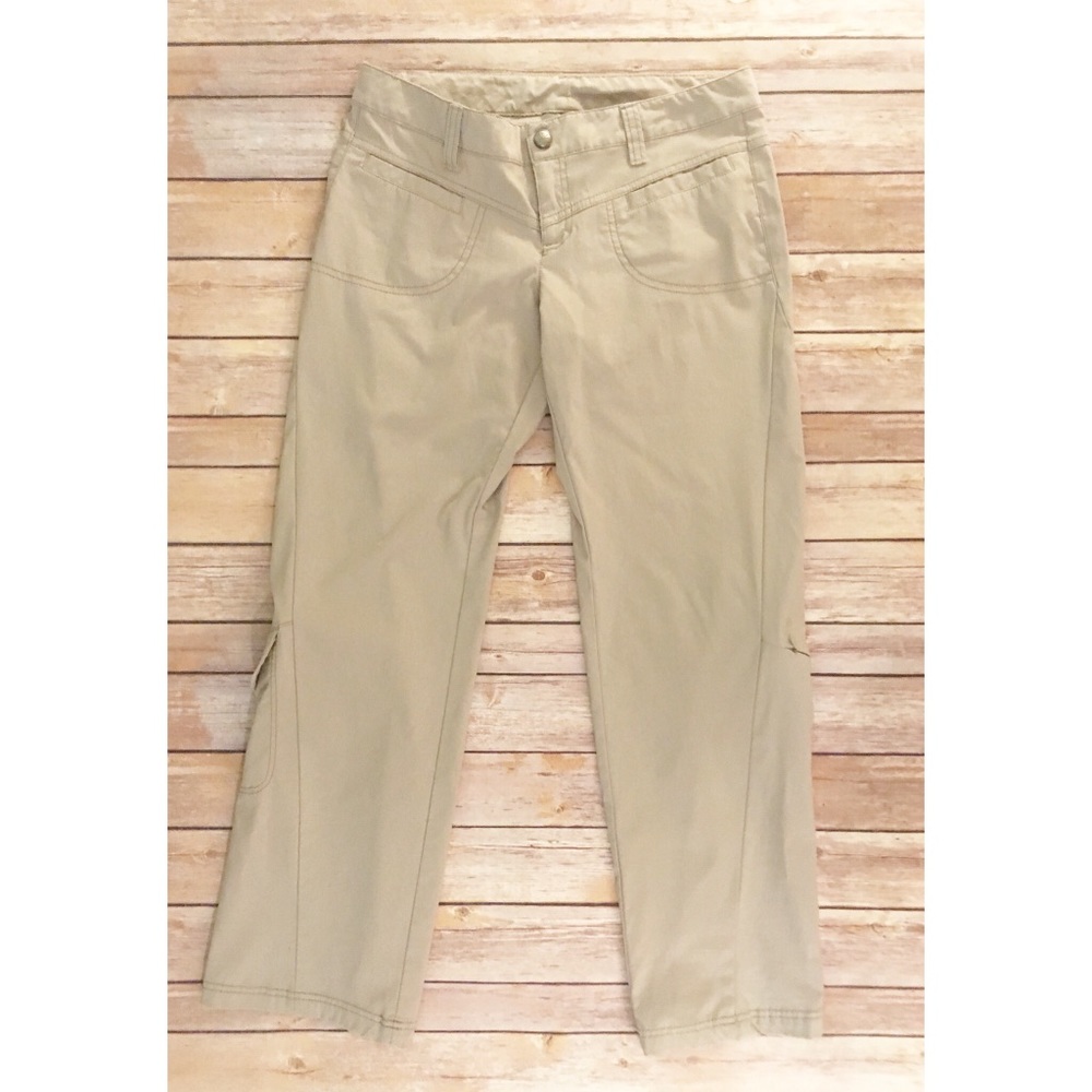 Athleta Petite Dipper Hiking Khaki Pant 6P
