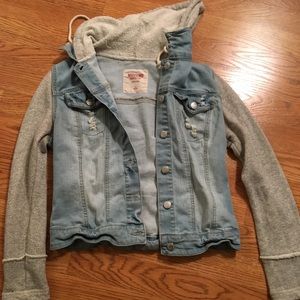 Mossimo denim sweater jacket