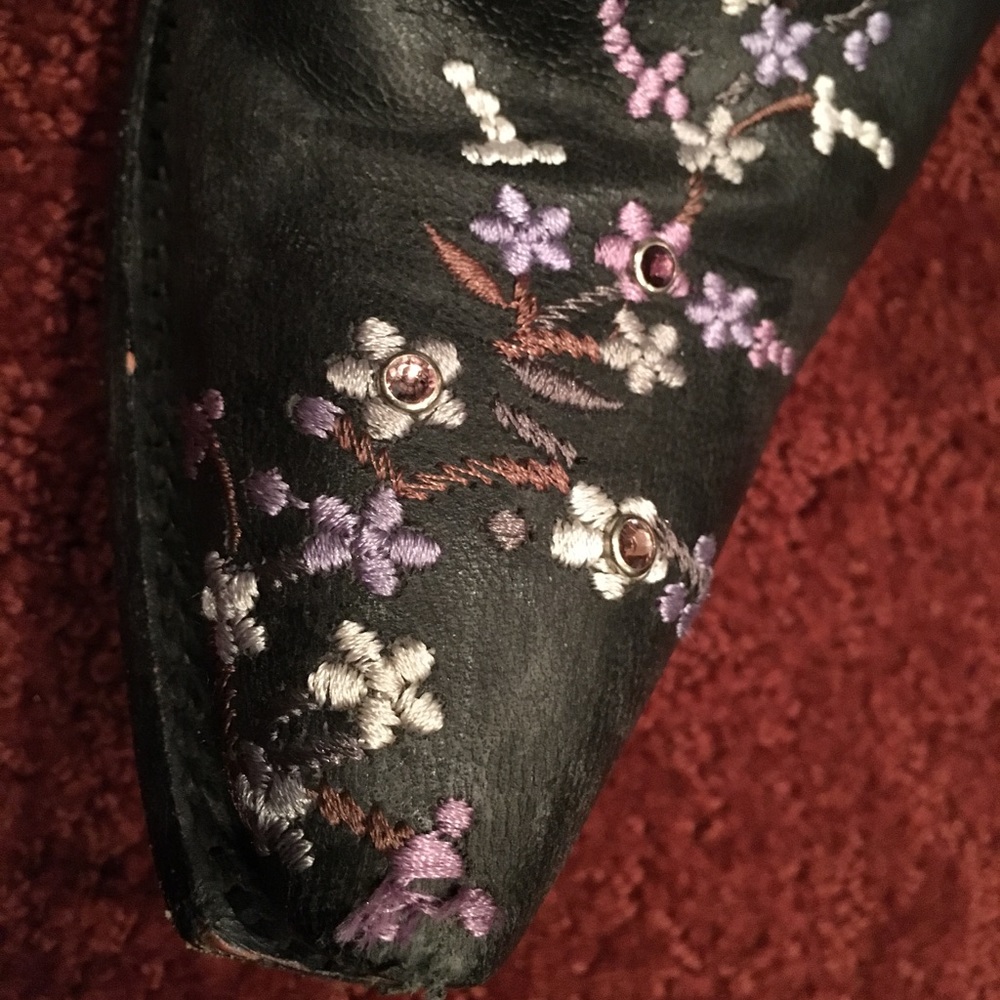 Vintage Old Gringo day of the dead boots