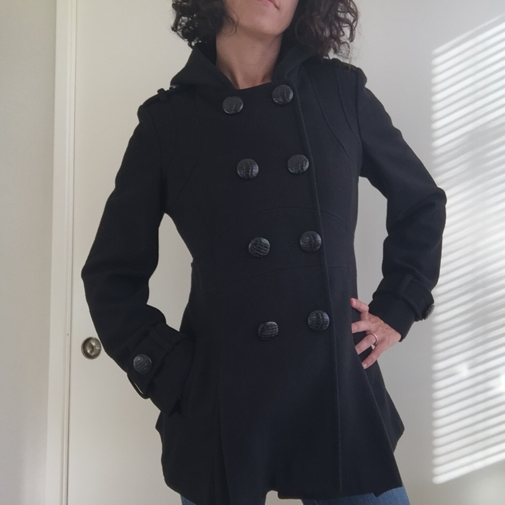 LAST DROP⬇️ MISS SIXTY black peacoat