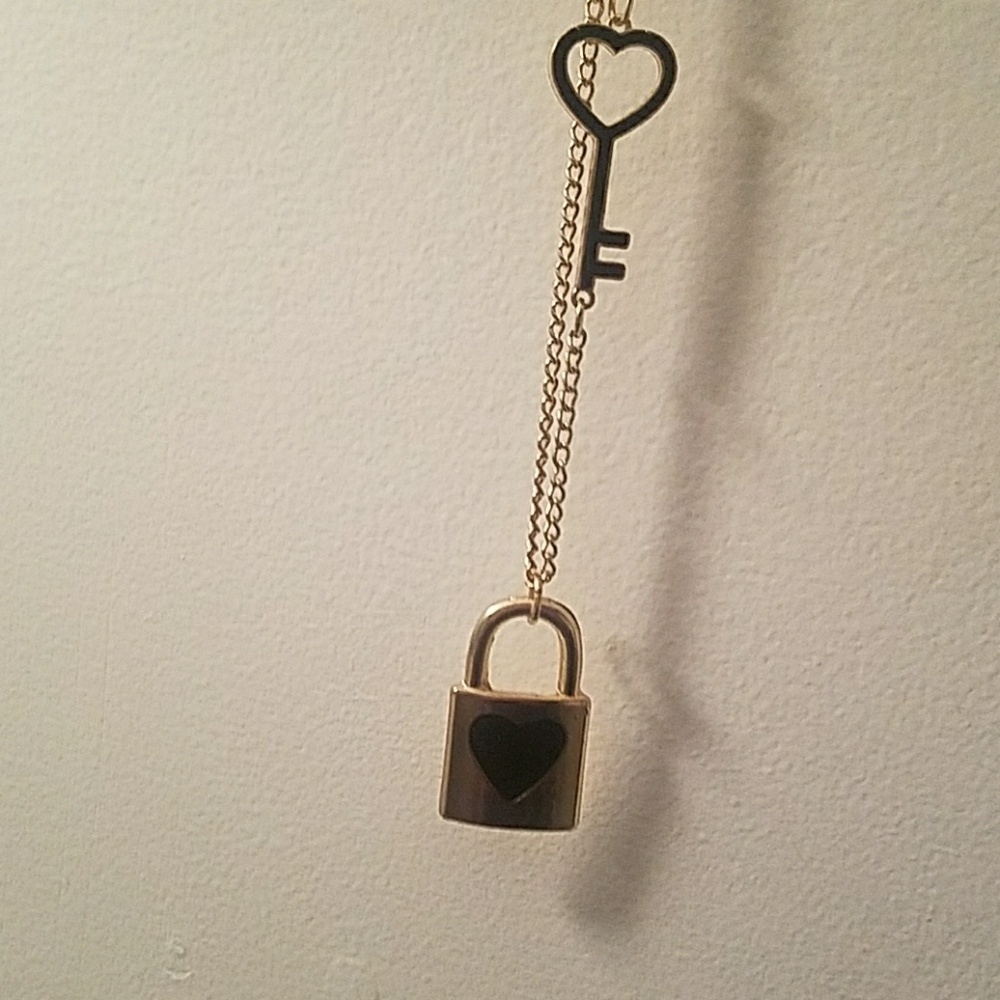 Key and lock necklace