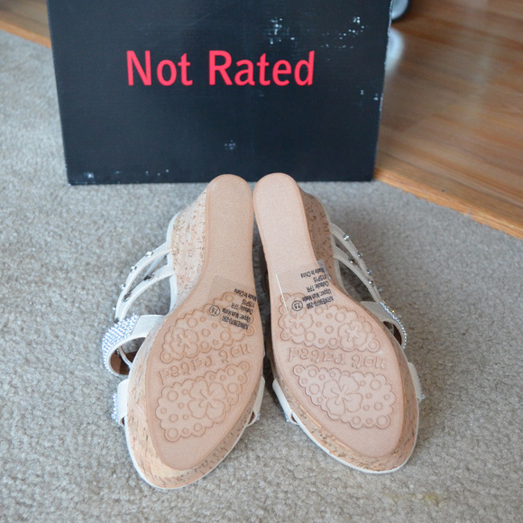 NOT RATED Cork Wedge Sandals - Picture 8 of 8