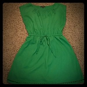 Green Bebop Mini Dress