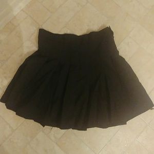 Black high waisted skirt